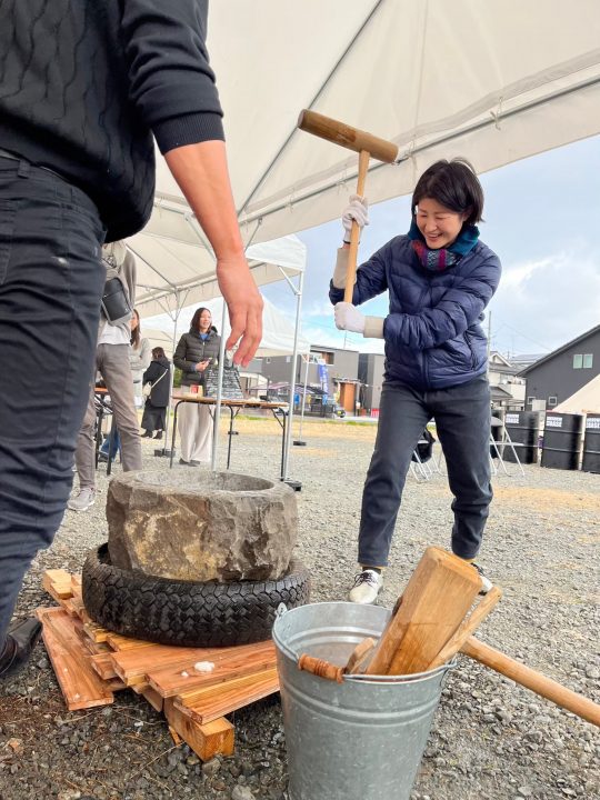 お餅つき大会