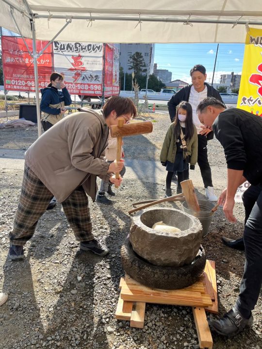 お餅つき大会